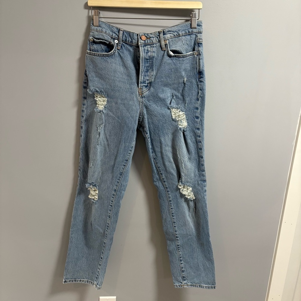 BDG High Rise Slim Straight Jeans
